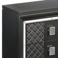 thumbnail image 6 of DeeHome Metallic Grey 2-drawer Nightstand, 6 of 7