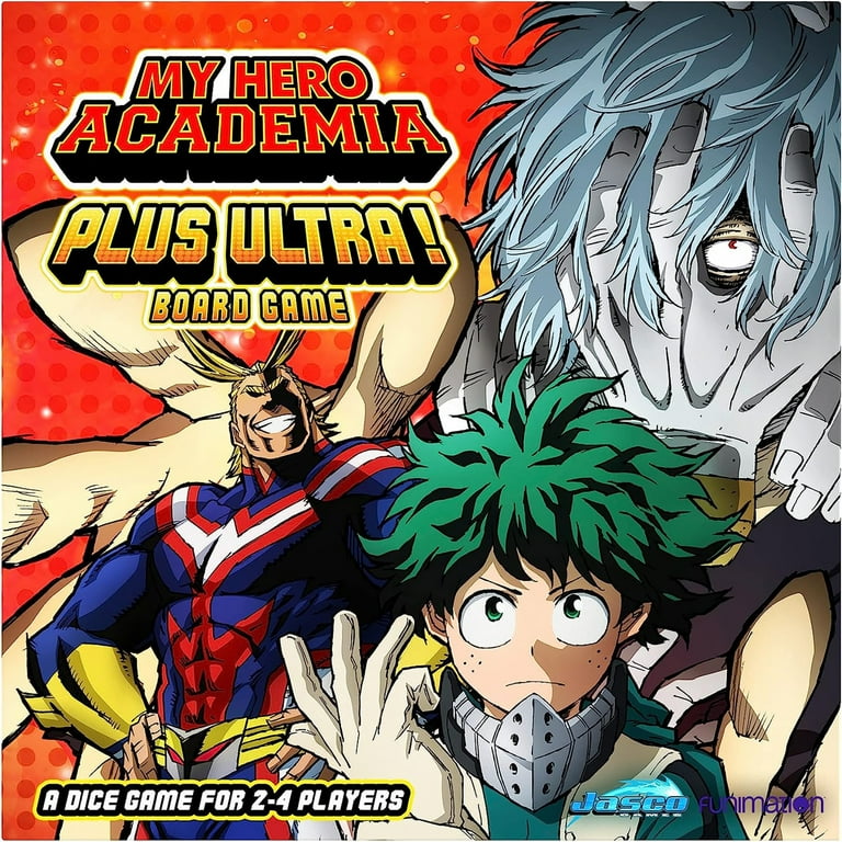 My Hero Academia: Plus Ultra! Board Game - A Dice Board Game, Play As  Students From MHA Class 1-A, Ages 14+, 2-4 Players 