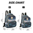 thumbnail image 2 of FORMRS Mini Backpack Purse for Women Travel Daypack Casual Shoulder Bag, Ocean Waves, 2 of 7