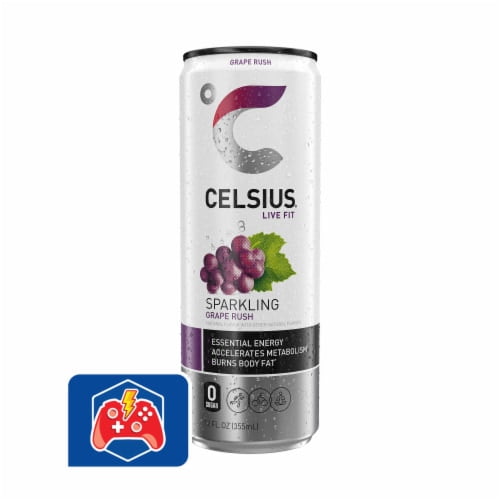 2X-CELSIUS Sparkling Grape Rush Energy Drink - 12 fl oz