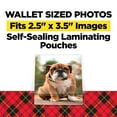 thumbnail image 4 of (3 pack) Scotch Self-Sealing Laminating Pouches, Wallet Photo Size, 2.5" x 3.5", 9.5 Mil Thick, 5 Count, 4 of 12