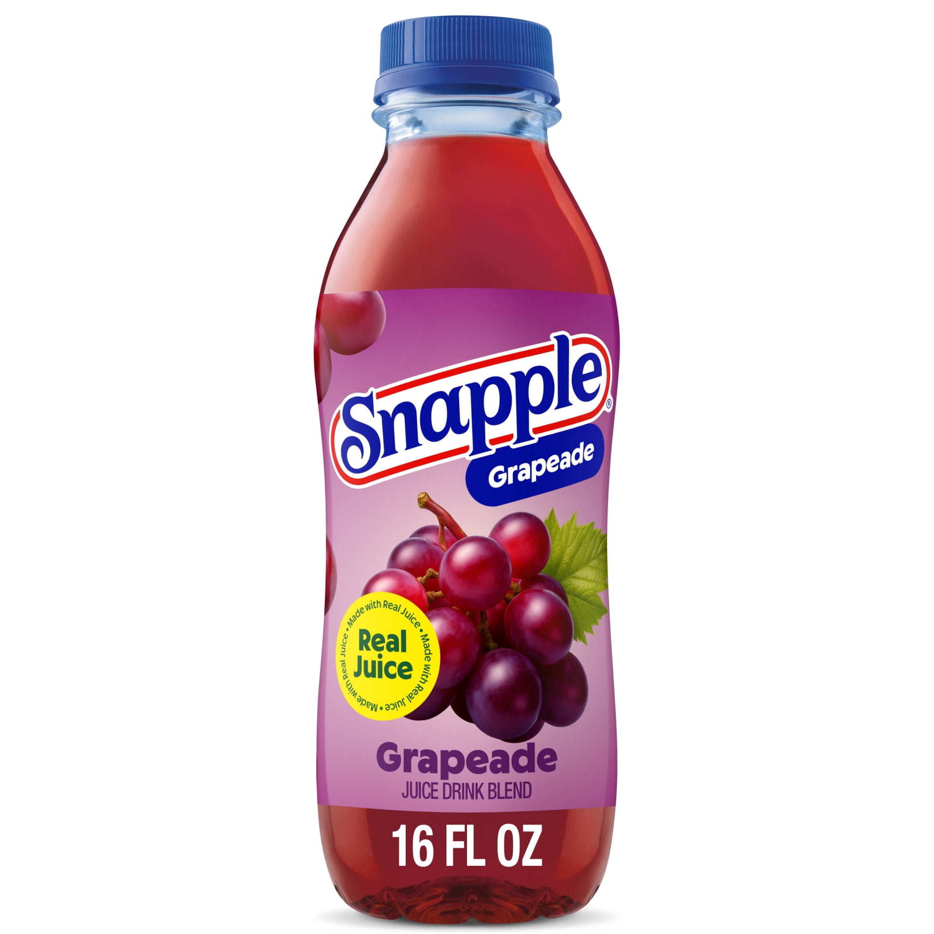 GAIANT snap グレープ Snapple Grapeade Juice Drink, 16 fl oz, Plastic Bottle - Walmart.com