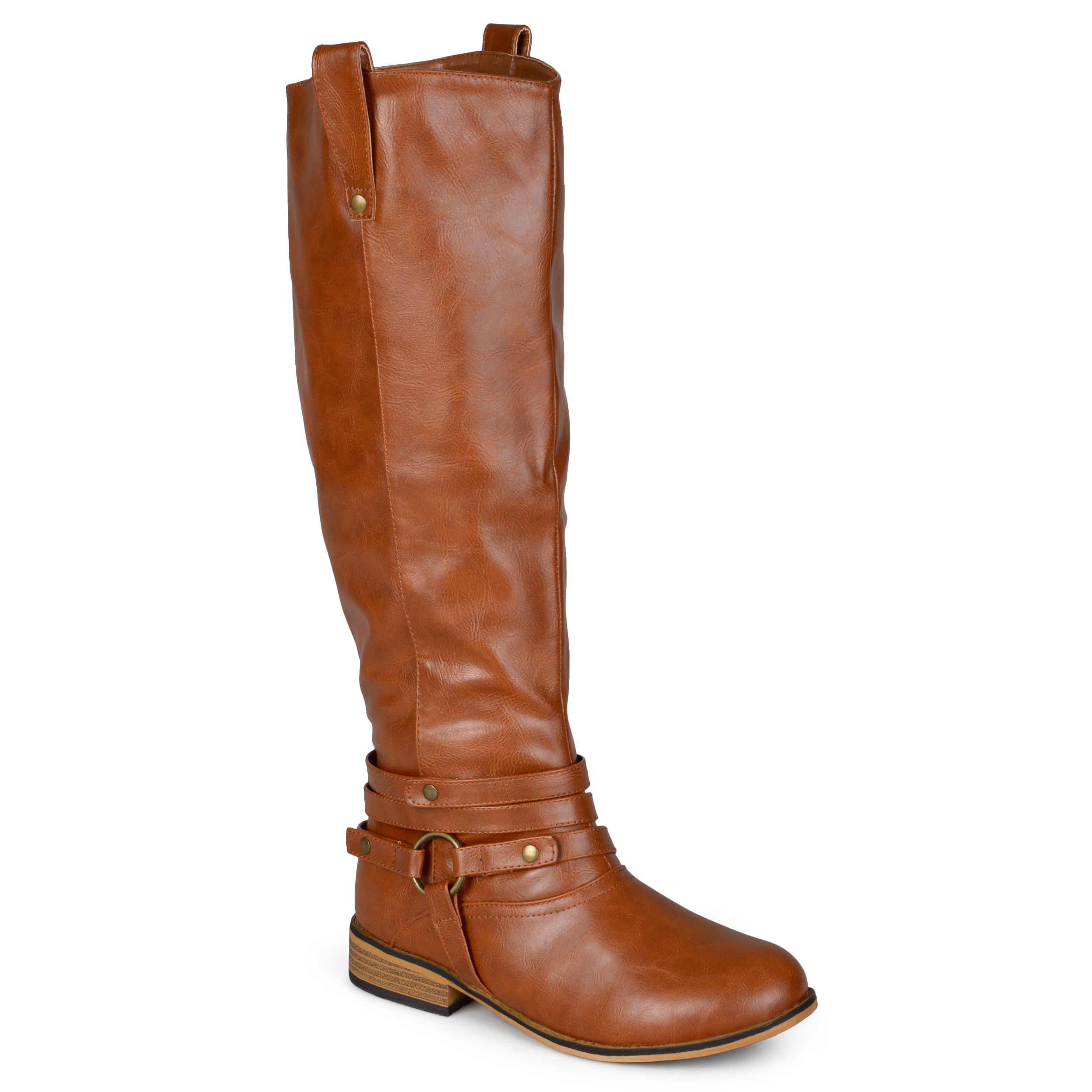 Women's KneeHigh AnkleStrap Riding Boot