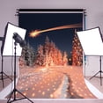thumbnail image 2 of XDDJA Polyester Fabric 5x7ft Frozen Snow Photography Backdrops Cedar Background Photo for Wedding Backdrop Booth, 2 of 2