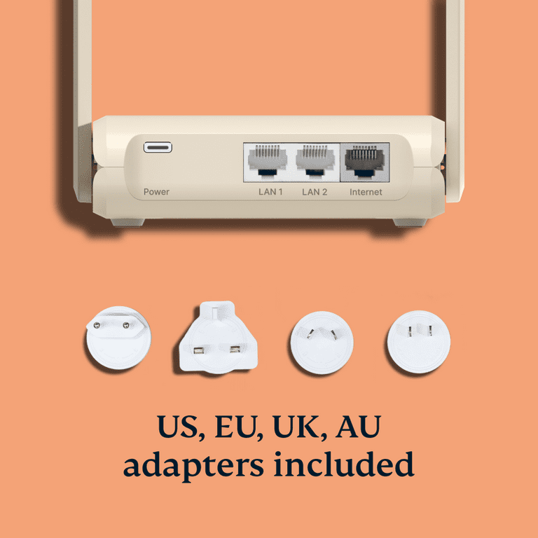 ExpressVPN Aircove Go | Portable Wi-Fi 6 VPN Router | Protect