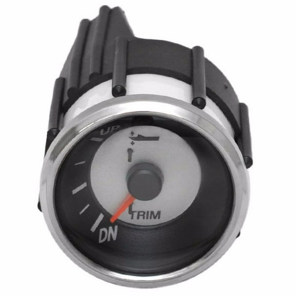 Faria Boat Mercury Trim Gauge GBC125A | Outboard Metallic Gray Black 2 Inch