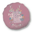 thumbnail image 1 of Reindeer mas Artistic Effect Colourful Round Throw Pillow Home Decoration Cushion, 1 of 3