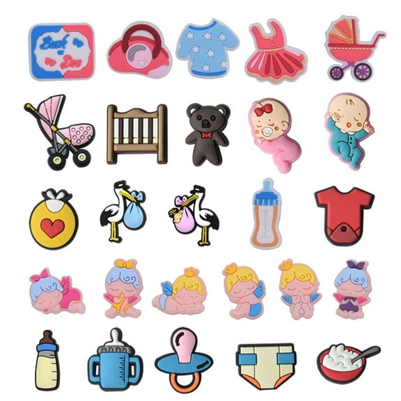 Cartoon Cute Baby Pvc Soft Rubber Shoes Decorative Buckle Hole Shoes Flower Shoe Buckle DIY Shoe Accessories