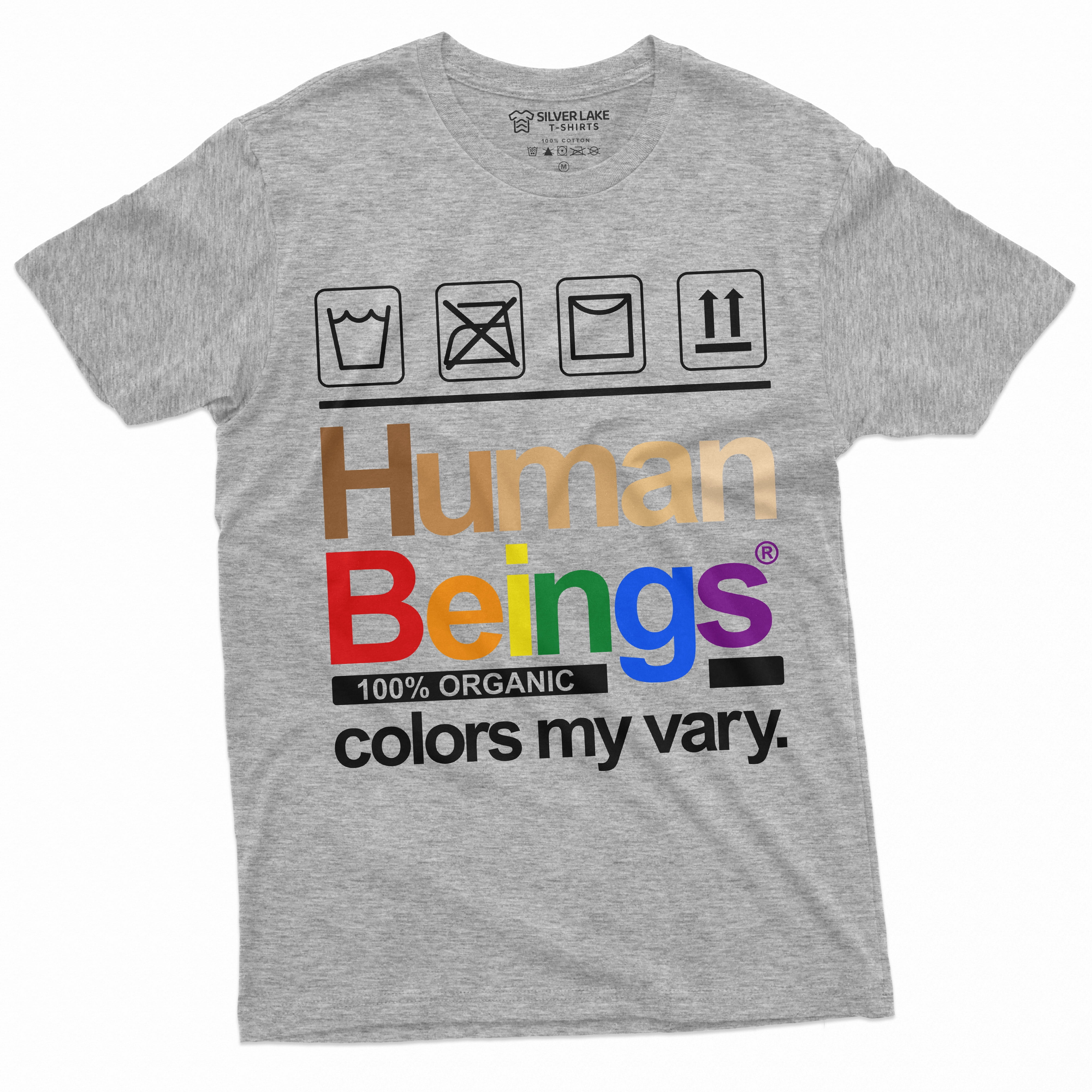 Lgbt Support T-Shirt Gay Lesbian Month Human Beings Sarcastic Tee Shirt (Large Grey) - Walmart.com