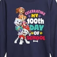 thumbnail image 3 of Paw Patrol - Celebrating 100Th Day Of School - Toddler & Youth Long Sleeve Graphic T-Shirt, 3 of 6
