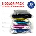 thumbnail image 2 of Casaba 100 Pack with 5 Colors Disposable Face Masks 3-Ply - Made in USA with Imported Fabric, 2 of 3