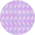 thumbnail image 1 of Ahgly Company Machine Washable Indoor Round Transitional Violet Purple Area Rugs, 3' Round, 1 of 7