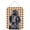 Poodle, variant on Black Standard Poodle Fall Leaves Aluminum Metal Wall Or Door Hanging Prints - Black - 12 x 0.02 x 16 in.