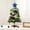 Blue, variant on Blue Christmas Tree Topper Star With Shiny Powder Five-Pointed Pendant Decoration 1 Pack