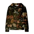 thumbnail image 7 of Mercatoo Kids Girls Sweatshirt Warm Long Sleeve Graphic Loose Pullover Jacket Hooded Casual Top with 𝗞angaroo Pocket, 7 of 7