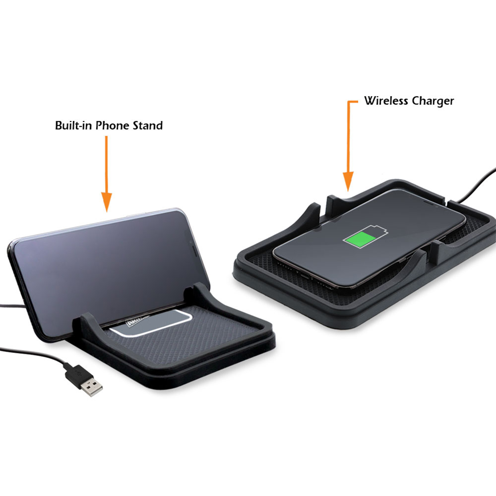 Armor All Dash Wireless Charging Pad, Phone Stand, Universal 5W QI Enabled - image 3 of 8
