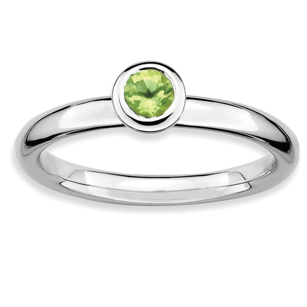 jents Jewelry Items Gift for mom raw Stone Ring Nice Gemstone Round cabochon Peridot Rings 925 Silver Green Peridot Nice Gemstone Ring 