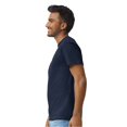 thumbnail image 4 of Gildan Men’s Short Sleeve T-Shirt of 100 Heavy Cotton | Crew Neck Classic Fit Tee, Navy, 6 Pack, XL, 4 of 5