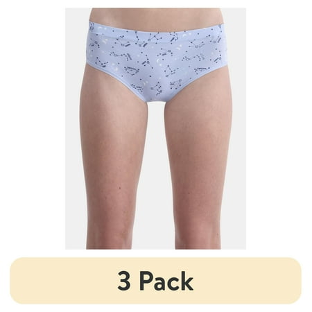 (3 pack) No Boundaries Cotton Hipster Panty  Womens and Womens Plus