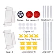 thumbnail image 2 of Kit de entrenamiento de fútbol, juego de juguetes de fútbol Air Power para niños, juego de juguetes de fútbol, máxima comodidad, 2 of 10