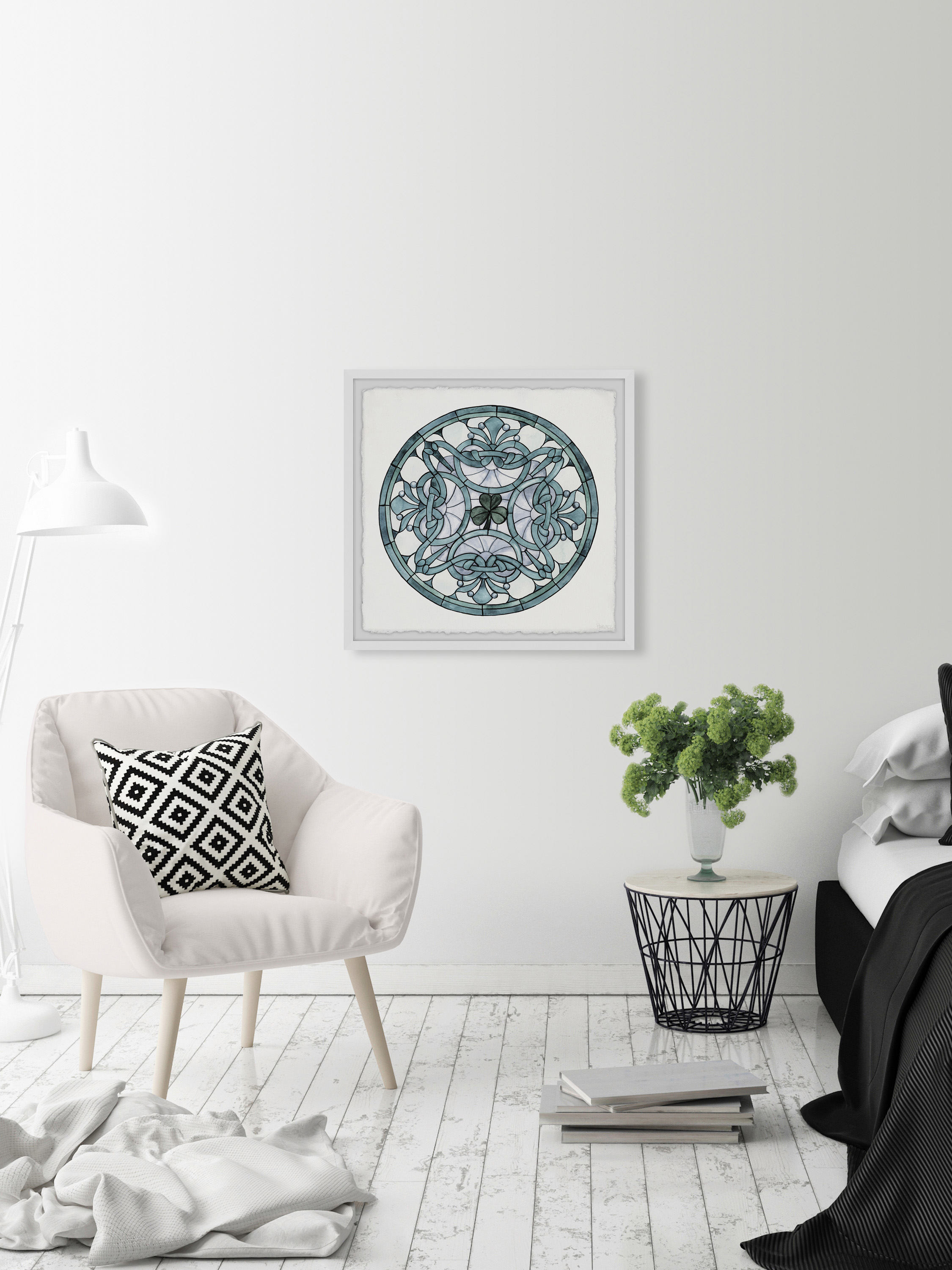 Parvez Taj Knots and Clover Framed Wall Art