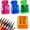 02#Mix Color[4PCS], variant on Djiypn Small portable pencil sharpener - pencil sharpener, 4pcs,Plastic,Pink,66g