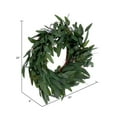 thumbnail image 4 of Vickerman 20" Artificial Green Seeded Willow Eucalyptus Wreath, 4 of 5