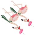 thumbnail image 3 of Here's a refined and engaging product description for your **Lightweight Flamingo Dangle Earrings**:\n\n \n\n✨ **Lightweight Flamingo Dangle Earrings for, 3 of 5