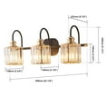 thumbnail image 2 of ExBrite 3 Light Bathroom Vanity Lights for Bathroom Light Fixtures, 2 of 7