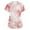 04-Pink, variant on Cute Scrubs For Women,Plus Size Women'S Halloween Pumpkin-Headed Bat Printed Scrub Tops V-Neck Fun T Shirts Nurse Uniform Tee With Pockets,Purple,XL