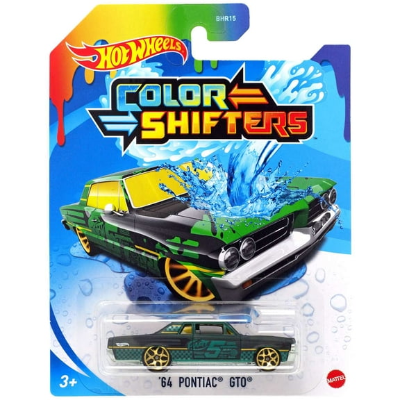 Hot Wheels Color Shifters '64 Pontiac GTO Diecast Car