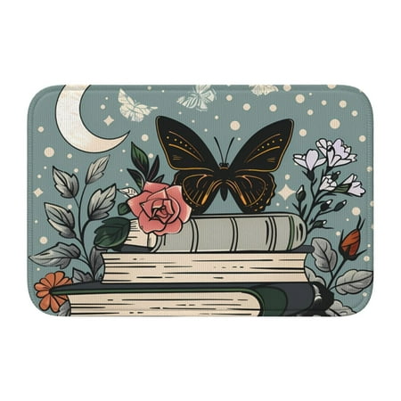 

Adjustable Apron - Bib Apron for Men Women Vintage Art Butterfly Flower Waterproof Chef Aprons for Kitchen Gardening Cooking