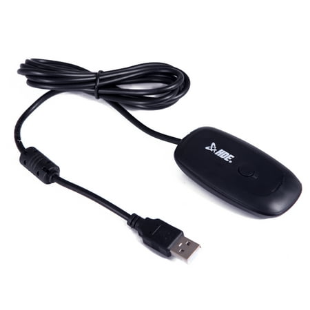 USB Wireless Receiver Compatible with Xbox 360 Controllers for Computer PC Gaming