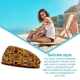 thumbnail image 4 of Minnieouse Diademas deportivas con estampado geométrico, banda para el sudor transpirable, envoltura Universal para Yoga, accesorios deportivos para Accesorio para el cabello tipo 11 Minnieouse AP010510-11B, 4 of 6