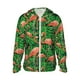 thumbnail image 1 of Fotbe Flamingo Chaqueta con Protección Solar UPF 50+ para Hombre y Mujer, Camisa con Capucha y Bolsillos-Large, 1 of 7