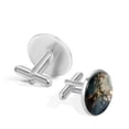 thumbnail image 3 of Elk Elegant Men's Cufflinks for Formal Attire, Made of Stainless Steel, Ideal for Weddings and Business Meetings, 3 of 6