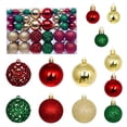thumbnail image 2 of Shuttle tree 100 Pcs Christmas Ball Ornaments Set for Christmas Tree Decorative Hanging Baubles Plastic Shatterproof Christmas Ball for Holiday Party Christmas, 2 of 8