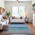 thumbnail image 6 of Addison Rugs Mayfield Premium Machine Washable Transitional Stripes Sky Rectangle Rug, 3' x 5', 6 of 6
