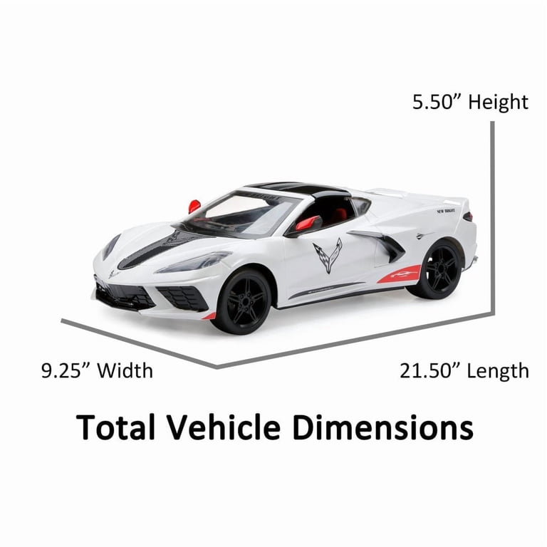 New Bright (1:8) Radio Control Chevy Corvette Stingray White