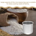 thumbnail image 3 of Taza medidora de arroz, soporte medidor de acero inoxidable con escala, taza medidora para olla arrocera, 3 of 8