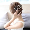 thumbnail image 2 of Elegante boda nupcial señora chica garra cristal Rhinestone pinza de pelo abrazadera horquilla Negro Yuyangstore Pinza para el cabello de cristal, 2 of 8