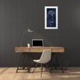 thumbnail image 3 of Tava Studios 11x18 White Modern Wood Framed Museum Art Print Titled - Indigo Orchid II, 3 of 4