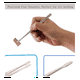thumbnail image 2 of Juego de 5 pinzas de precisión de acero inoxidable antiestáticas para electrónica, joyería y laboratorio., 2 of 6