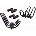 thumbnail image 1 of TMS Kayak Roof Racks for 2 Kayaks - Dual Universal Fit Carriers Include Two Sets of Straps for Cars, Trucks and SUVs - Easy to Mount J-Bar Style Carriers for Kayaks Canoes Paddleboards and Surfboards, 1 of 9