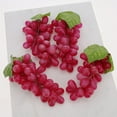 thumbnail image 2 of 4 Bunches Artificial Grape Lifelike Simulation Fruit Decorative Fake Red Grapes with Vines Kitchen Party Garden Home Prop Cabinet Display (36 kernels), 2 of 3