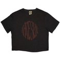 thumbnail image 1 of Maneskin Womens Ex-Tour Warped Logo Crop Top, 1 of 1