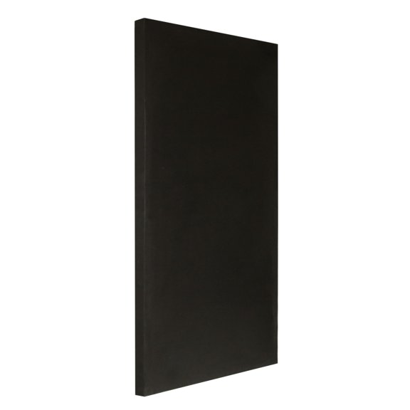 ATS Acoustics Microsuede Acoustic Panel 24" x 48" x 2" Square Edge (Black)