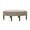 Linen, variant on Gracie Mills Mareli Surfboard Tufted Oval Ottoman - GRACE-3907
