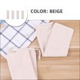 thumbnail image 3 of ADDHAT 4Ud Bolsas De Tela Reutilizables Para Almacenaje De Pajillas Y Cubiertos Beige, 3 of 8