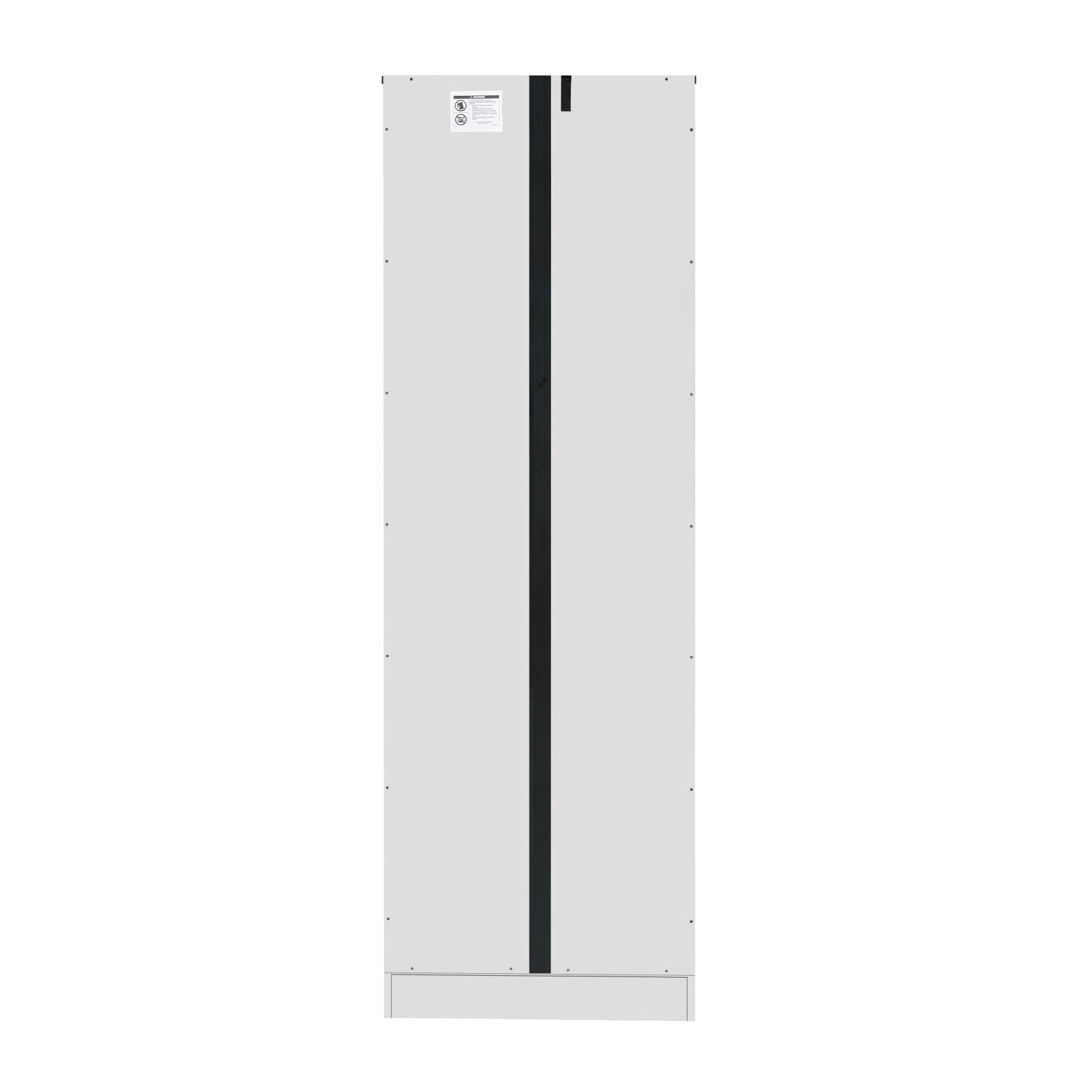 Tall Storage Cabinet with 4 Doors and 4 Shelves, Wall Storage Cabinet for Living Room Bedroom, White